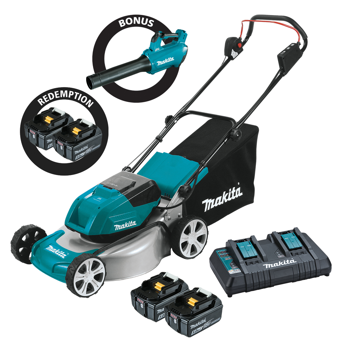 Makita Father's Day Special Lawn Mower and Blower